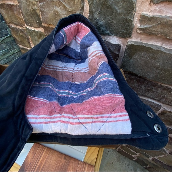 ✨TNA ARTIZIA BOMBER FLANNEL LINED WINTER JACKET WITH DETACHABLE HOOD XS - Picture 14 of 15